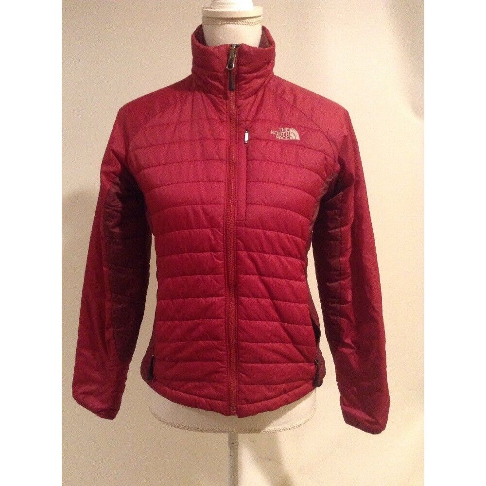 The North Face Women's Redpoint Loganberry Red Primaloft Puffer Jacket Size XS